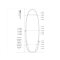 ROAM Boardbag Surfboard Daylight Hybrid Fish 6.0