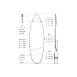 ROAM Boardbag Surfboard Tech Bag Shortboard 5.8