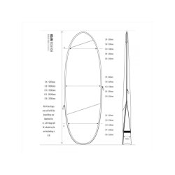 ROAM Boardbag Surfboard Tech Bag Hybrid Fish 6.4
