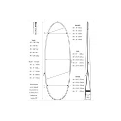 ROAM Boardbag Surfboard Tech Bag Fish PLUS 6.4
