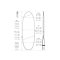 ROAM Boardbag Surfboard Tech Bag Fish PLUS 6.4
