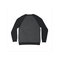 Hippytree Ballard Crew Sweatshirt Pullover Sweater Hoodie zipless grau schwarz Gr&ouml;&szlig;e XL