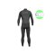 So&ouml;ruz Fighter Fullsuit 3.2mm Neopren Chest Zip Wetsuit schwarz
