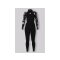 SISSTR Evolution 3.2mm Eco wetsuit print flower pattern back zip black women wetsuit