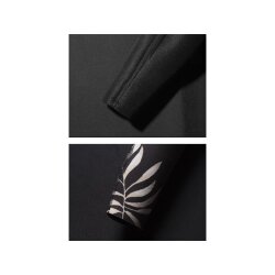 SISSTR Evolution 3.2mm Eco wetsuit print flower pattern back zip black women wetsuit