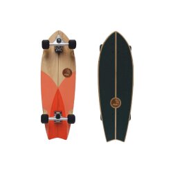 Slide Surfskate FISH TUNA 32 wood red