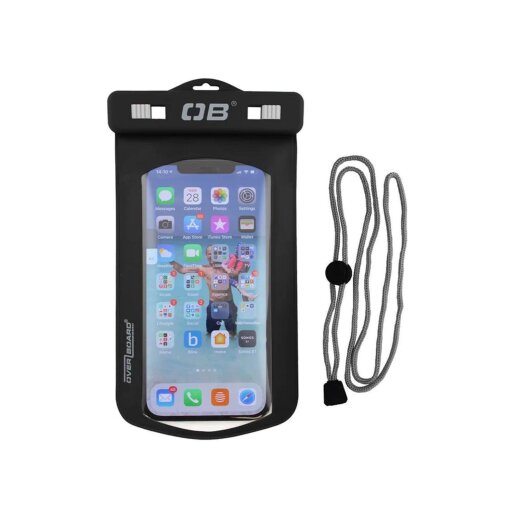 Overboard waterproof iPhone case size L black