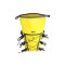OverBoard wasserdichte SUP Kajak Tasche 20 L Gelb