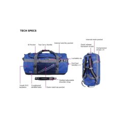 Overboard Duffel Bag 90 Liter ADVENTURE black