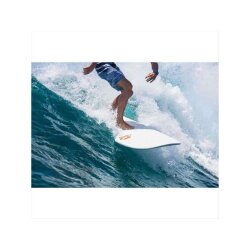 Surfboard TORQ Epoxy TET 9.0 Longboard  Pinlines white
