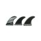 FUTURES Thruster Surf Fin Set F6 Honeycomb Legacy neutral black white
