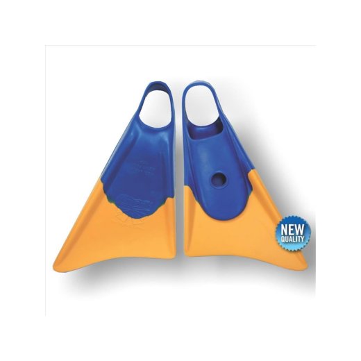 Bodyboard Flossen CHURCHILL Makapuu S Blau Gelb