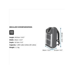 OverBoard wasserdichter Rucksack Pro-Vis 30 Lit Ge